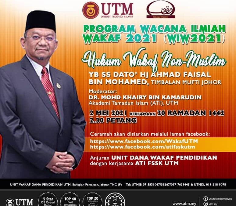 Program Wacana Ilmiah Wakaf 2021 (WIW2021)
