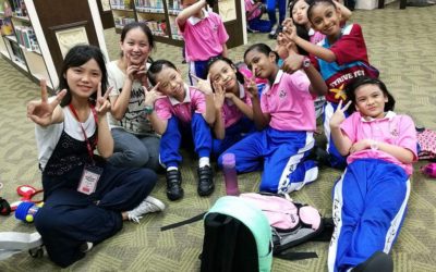 STORYTELLING WITH UESTC STUDENTS AT JOHOR STATE PUBLIC LIBRARY