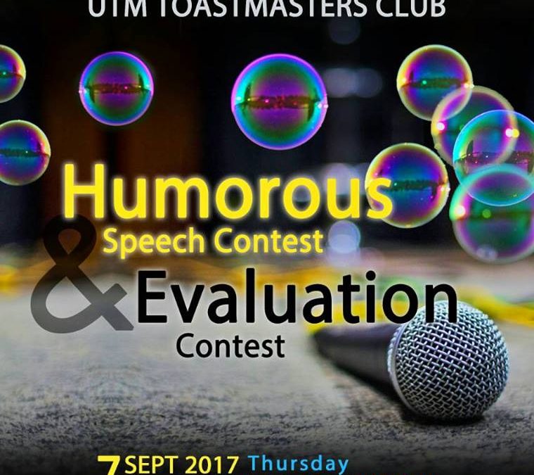 TOASTMASTERS CLUB HUMOROUS SPEECH & EVALUATION CONTEST 2017