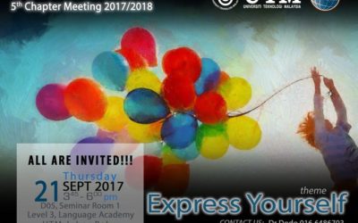 UTM TOASTMASTERS CLUB SOCIAL GATHERING – SEPTEMBER 2017