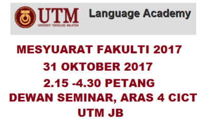 MESYUARAT FAKULTI 2017