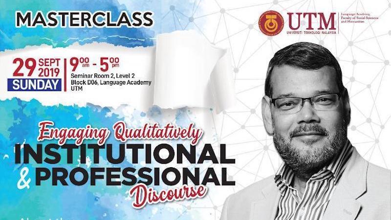 Masterclass: Engaging Qualitatively in Institutional & Professional Discourse