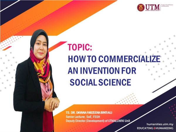 How to commercialize an Invention for Social Science