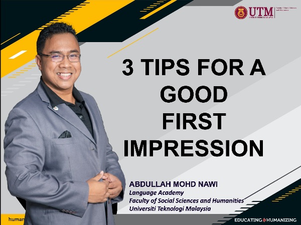 3 Tips For A Good First Impression