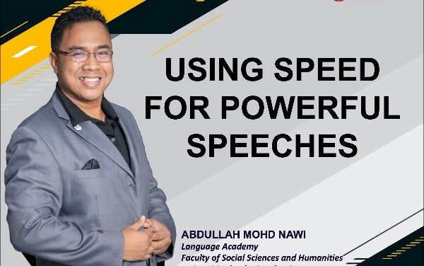 Using Speed For Powerful Speeches
