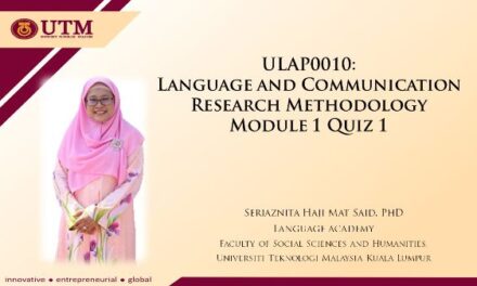ULAP0010: Language and Communication Research Methodology