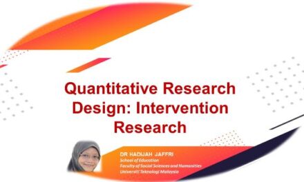 Quantitative research design: Intervention Research