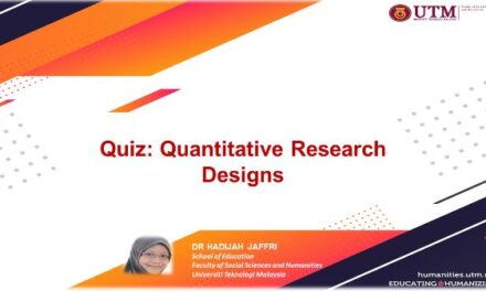 Quiz: Quantitative Research Designs