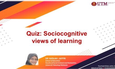 Interactive quiz: Sociocognitive views of learning (Created by using Genial.ly)