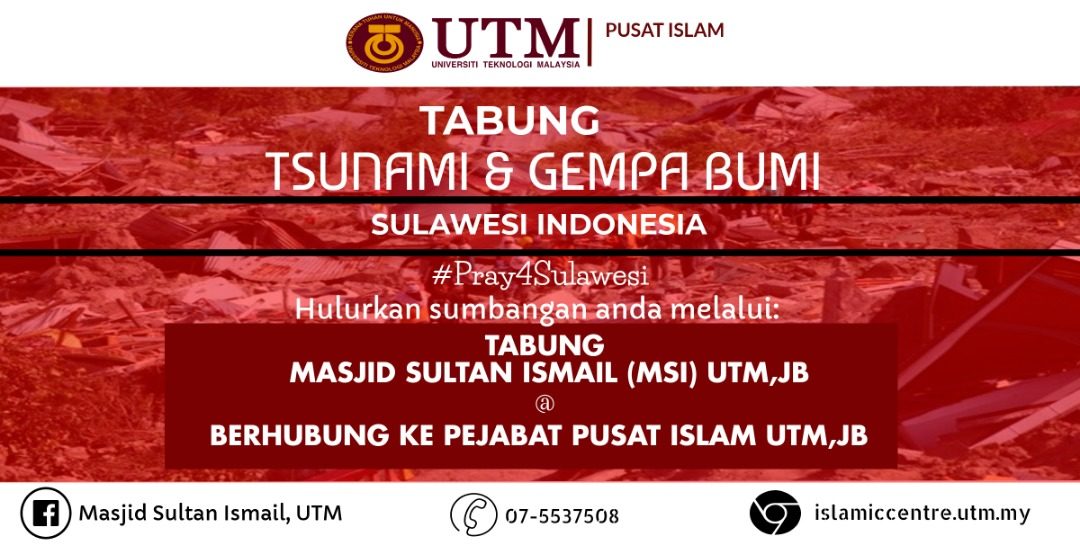 Tabung Tsunami & Gempa Bumi Sulawesi Indonesia