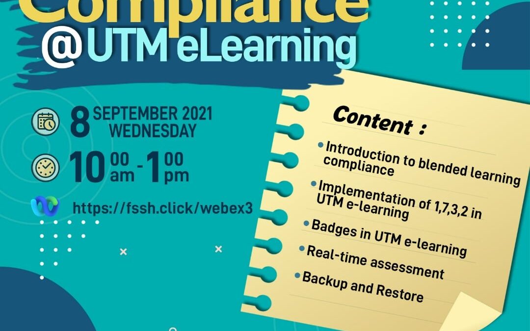 Blended Learning Compliance @UTM eLearning